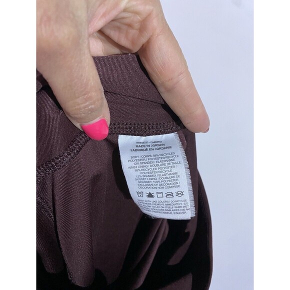Nike Leggings Womens Small Brown Dri-Fit Gym Leg Day Run Compression Athleisure - Picture 6 of 11